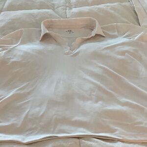 Men's Elegant Cream Polo Shirt